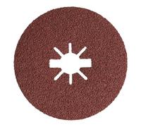 Klingspor 351148 CS 561 Fibre Discs for Steel, Non-ferrous Metals, Metal Universal, X-LOCK, 60 Grit, 125 mm x 22 mm, Pack of 25
