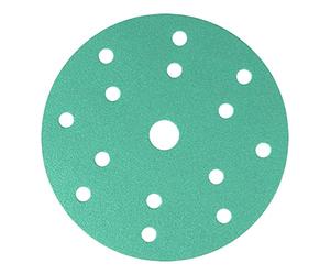 Klingspor 353168 FP 77 K T-ACT Hook and Loop Discs for Paint, Varnish, Sealant, Primer, Sealant, Gel Coat, Composite Materials, Hole Shape GLS5, Diameter 120 mm, Grit 240