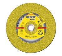 Klingspor A 24 EX Cutting Disc 230 x 3 x 22,23 mm gekrümmt 25 Stück