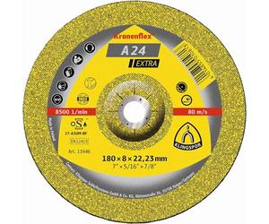 Klingspor A 24 EX Grinding Discs 115 x 6 x 22.23 mm Offset Pack of 10