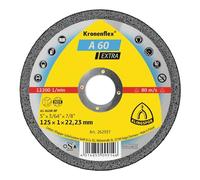 Klingspor Kronenflex A60 Extra Cutting Discs 125mm x 1mm x 22.23mm / 5"