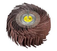 Klingspor Abrasive Mop Wheels mm 630, 180 x 25 x 6 mm Pack of 2, Grit 80, 262630