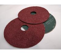 CS561 Klingspor Fibre Disc 115mm x 22mm 24-320 Grit 25 off Box