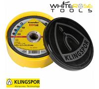 Klingspor EDGE Cutting Slitting Discs 125mm x 1.2mm Stainless Steel Aluminium