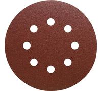 Klingspor PS 89488 22 K Velcro Sanding Discs Diameter 125 mm Grain 60 Hole Shape GLS5 - for Wood and Metal Universal - Pack of 50