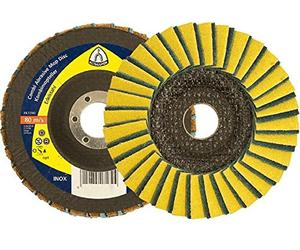 KLINGSPOR SMT 850 Abrasive Mop Disc 115 x 22,23 MM Pack of 5-120-Grit Very Fine, 312558