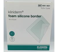 Kliniderm Foam Silicone Border 15cm x 15cm Box of 5 - REF:40514831
