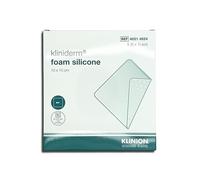 Kliniderm Foam Silicone Square Dressing Without Border 10cm x 10cm Pack of 5 | Sterile Silicone Foam Wound Dressing | Non-Bordered Absorbent Dressing for Wound Care