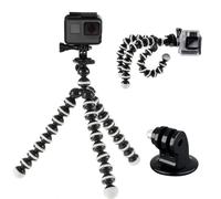 KLIOMAX 10‘’ Tripod for Action Camera Octopus Flexible Tripod Camera with 1/4" Screw, Quick Release Plate for GoPro Cameras, SLR, DSLR, Travel Photography, Vlogging, Live Streaming