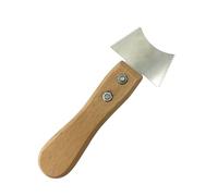 Kliplinc 1 Piece Guitar Slot Cleaning Wood Colour & Silver Musical Instrument Accessory Blade Special Steel Fret Saddle Glue Wood Chip Cleaning Tool