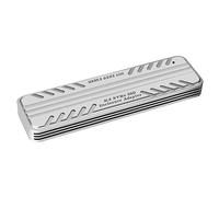 Kliplinc 1 x M.2 NVMe Solid State Drive External Case Silver Aluminium Alloy USB 3.2 Gen2 Hard Drive Enclosure for SSD 2242/2260/2280
