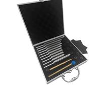 Kliplinc 10 Piece Tuning Fork Set, Tuning Forks for Healing Chakra Sound Therapy. Keep the Body Silver, Easy to Install