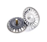 Kliplinc 2-Piece Sink Drain Strainer Silver Stainless Steel The Ultimate Solution for Stainless Steel