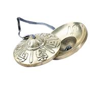 Kliplinc 3-Tibetan Dingsha Cymbals Sanskrit Rune Yoga Buddhism Relaxation Instruments