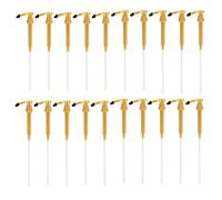 Kliplinc Coffee Pumps, Pack of 20 Pumps for Coffee Bottles, Suitable for 750 ml Coffee Pump Dispenser, Ideal for Home, Silver, Easy to Use