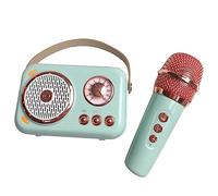 Kliplinc Family Outdoor Children's Karaoke Bluetooth Speaker Wireless Microphone Portable Card Subwoofer High Volume Size