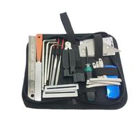 Kliplinc Guitar Repair Tools 25-Piece Tool Set, Guitar Replacement Accessories, Instrument Accessories, Files, Measuring Rules, Washers