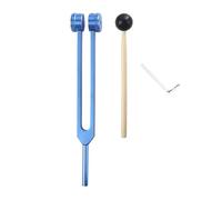 Kliplinc L69A 256Hz Tuning Fork Medical Healing Instrument with Hammer a Repair Tool Human Biofield Diapa Son (Blue)