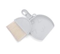 Kliplinc Mini Dustpan and Brush Set, Small Broom and Dustpan Cleaning Set, Portable Table Brush Set (). The dustpan size is 21 x 16 cm, the brush size is 18 x 12 cm