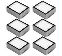 Kliplinc Pack of 6 Hepa Filter Parts for I3/I3+/I4/I7/I7+/E5/E6/E7 Robot Vacuum Cleaner Parts Accessories