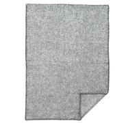 Klippan Yllefabrik - Domino Baby Plaid 65x90 cm, Dark Grey - Dark Grey