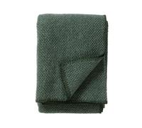 Klippan Yllefabrik Domino wool throw green