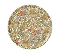 Klippan Yllefabrik Golden Lily round tray Ø38 cm Multi