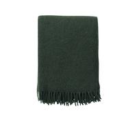 Klippan Yllefabrik Gotland wool throw 130x200 cm Butelj-green