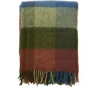 Klippan Yllefabrik Gotland wool throw 130x200 cm multi-green