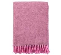 Klippan Yllefabrik Gotland wool throw 130x200 cm Pink