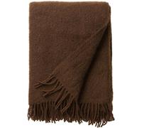 Klippan Yllefabrik Gotland wool throw 130x200 cm Brown