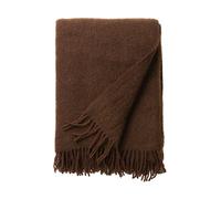 Klippan Yllefabrik Gotland wool throw 130x200 cm Brown