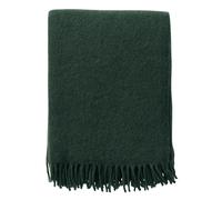 Klippan Yllefabrik Gotland wool throw 130x200 cm Butelj-green
