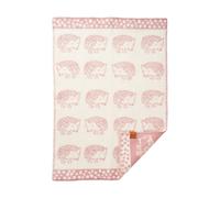 Klippan Yllefabrik Hedgehog baby blanket 65x90 cm Pink