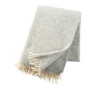Klippan Yllefabrik - Knut Wool Plaid 130x200 cm, Light Grey - Light Grey