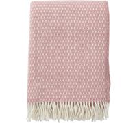 Klippan Yllefabrik - Knut Wool Plaid 130x200 cm, Pink - Pink