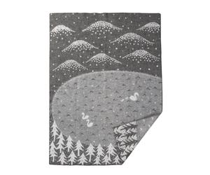 Klippan Yllefabrik Lake in the valley throw grey