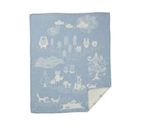 Klippan Yllefabrik Little bear childrens blanket blue