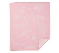 Klippan Yllefabrik Little bear childrens blanket rosa