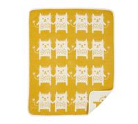 Klippan Yllefabrik Little me chenille blanket yellow