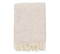Klippan Yllefabrik Preppy throw beige melange