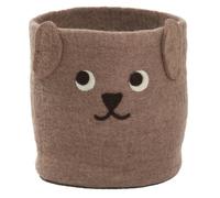 Klippan Yllefabrik - Puppy Basket Brown, Ø20 cm - Brown