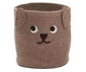 Klippan Yllefabrik - Puppy Basket Brown, Ø20 cm - Brown