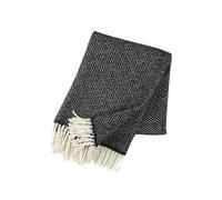 Klippan Yllefabrik - Samba Plaid 130x200 cm, Black - Black