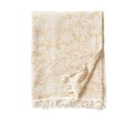 Klippan Yllefabrik Sunflower cotton throw 140x200 cm Golden
