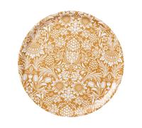 Klippan Yllefabrik Sunflower tray Ø38 cm Golden