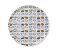 Klippan Yllefabrik Tulip round tray Ø38 cm Grey