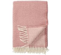 Klippan Yllefabrik - Velvet Plaid 130x200 cm, Rose - Rose