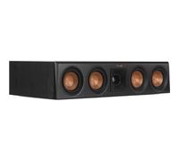 Klipsch Reference Premiere RP-404C II Center Channel Speaker with Shallow-Depth Sealed Design and 4” Cerametallic Woofer for Crystal-Clear Home Theater Dialogue in Ebony