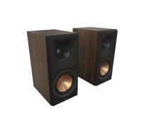 Klipsch RP-500M II Bookshelf Speakers in Walnut Compact, Powerful, and Detailed Sound